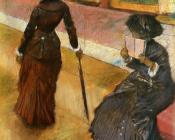 埃德加 德加 : Mary Cassatt at the Louvre